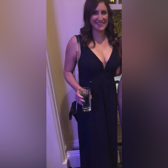 Lulus Navy formal dress - Picture 4 of 4